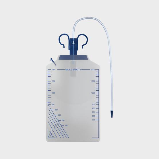 Closed urine drainage bag